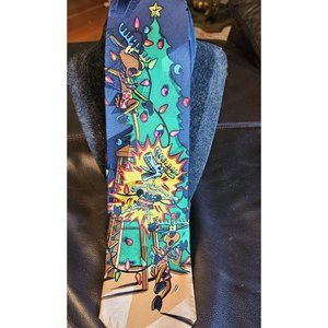 Addiction Christmas Novelty Tie